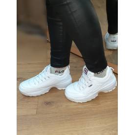 Женские кроссовки белые в стиле фила FILA Ful